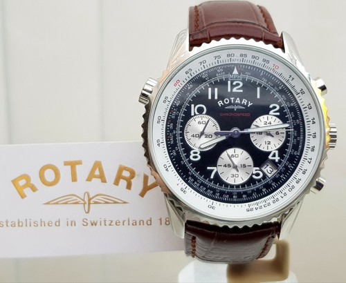 Rotary mens watch brown - rotary,