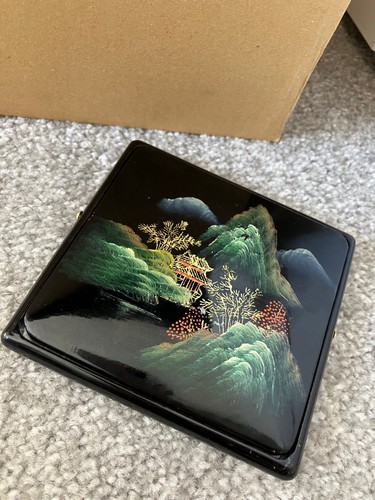 Vintage black lacquer - vintage,