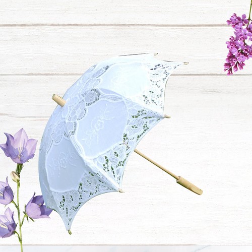 Lace parasol umbrella - lace,