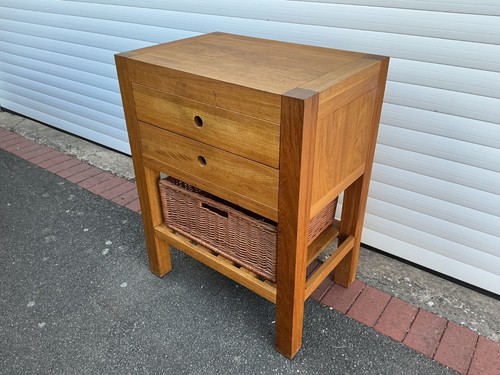 Oak console hall - , table