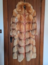 Vintage Red Fox Fur Coat