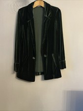 Lovely Tu Green Velvet Blazer