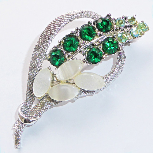 Vintage brooch with - vintage,