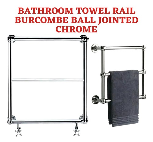 Burcombe chrome heated towel - heated,
