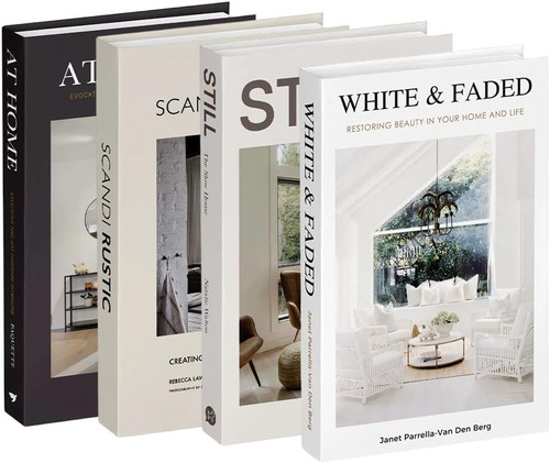 Modern decorative books set - decorative,