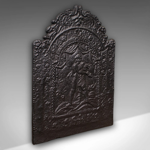 Antique fire back english - fire, back,