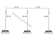 24ft x 14ft Telescopic Wedding