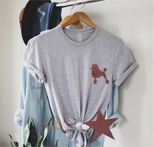 Poodle - Glitter Print T Shirt