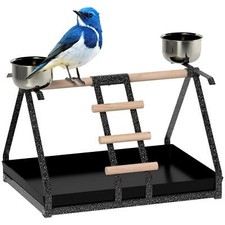 Bird playstand with wooden - bird,
