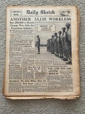 Daily Sketch Newspaper 1945