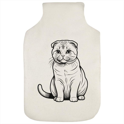 Scottish fold cat hot - cat', water