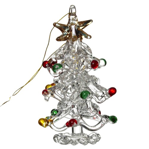 Glass christmas tree with - glass,