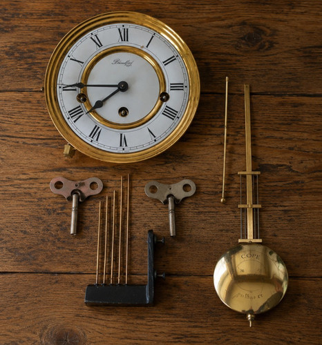 Vintage wall clock movement - vintage,