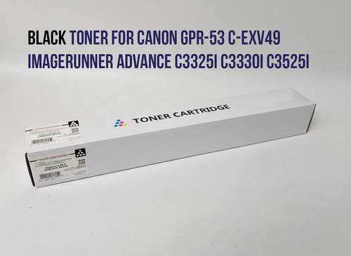 Black toner for canon - canon, gpr-53