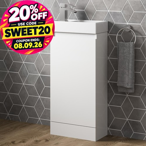 Gloss white floor - gloss, standing