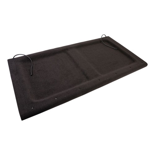 Parcel shelf black carpet - black, vw