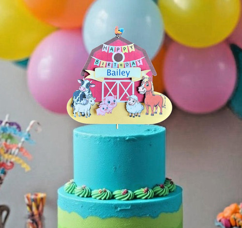 Personalised farmyard theme - personalised,