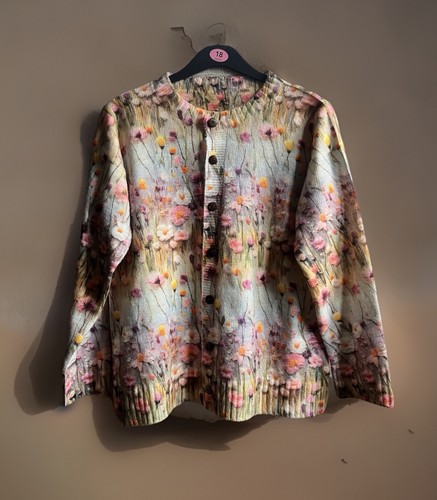 Cardigan floral meadow - floral,