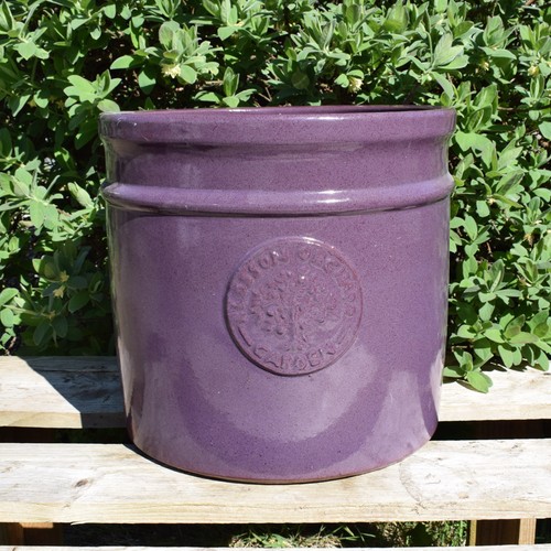Pot ceramic 38cm plum - 38cm, purple