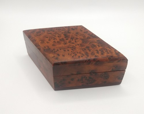 Vintage thuya burr wood box - thuya,