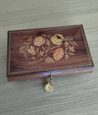 Vintage Floral Wooden Inlay