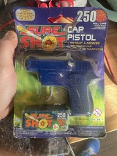 X6 pack of Sure Shot Cap Pistol Gun 250 Shots Toy Gun Vintage Gun