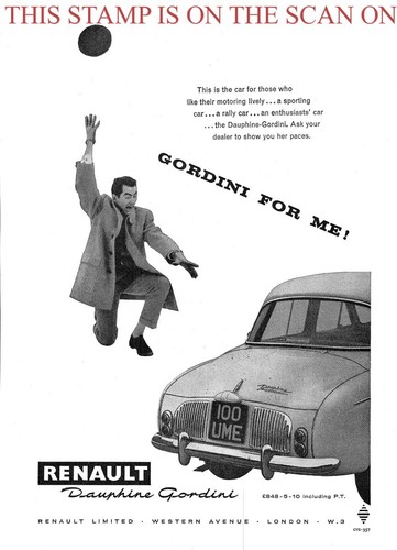 Renault dauphine gordini - renault, 'dauphine