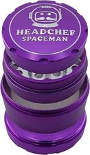 Headchef Spaceman Pink&Purple  Metal Herb Grinder / 4 Piece, 55mm