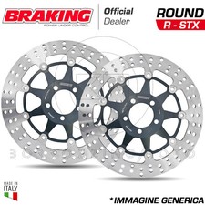 Stx01 Dischi Freno Anteriore Braking Moto Guzzi V10 Centauro Sport 1000 1998-00