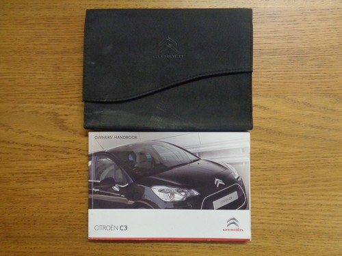 Citroen owners handbook - c3,