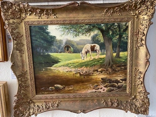 Frank wright original oil - wright,