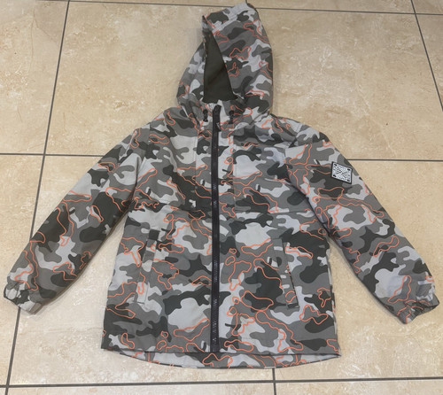 Boys grey camo hooded - boys,