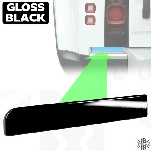 Rear bumper recess - trim, insert