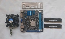  Asus P8H61-I LX  Mini-ITX Motherboard , cpu and ram bundle. Free Thermal Paste