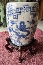 Ceramic blue and white - and,