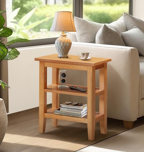 Side table wooden oak - side,