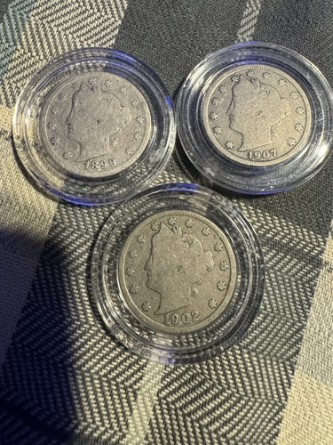Usa liberty nickels 1899 - 3,