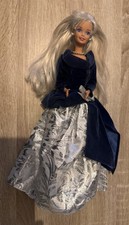Vintage winter velvet - winter, barbie