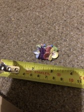 Vintage Bone China flower brooch Ornament Used