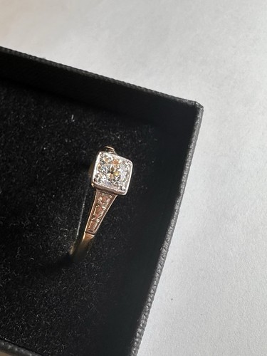 Vintage 18ct gold 50ct - vintage, old