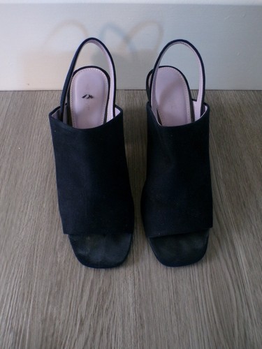 Ladies next navy suede heeled - next,