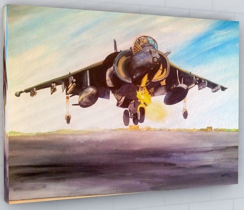 Harrier jump jet canvas - jet,