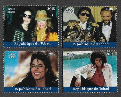 Michael jackson stamps - michael, set