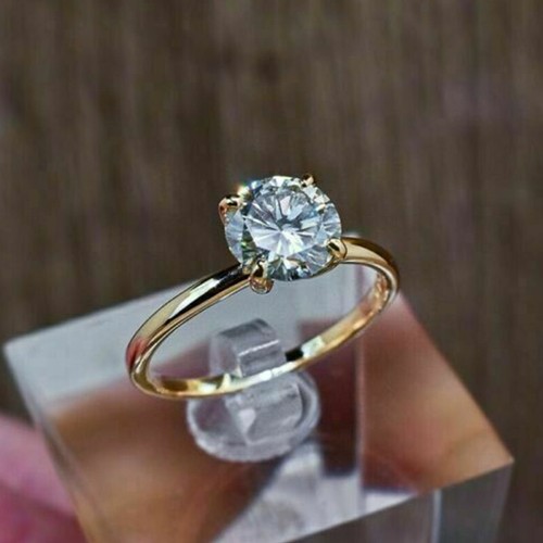 Solitaire 2ct round diamond - 2ct,