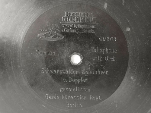 78rpm berliner gramophone - berliner,