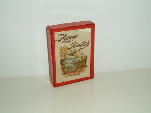 Antique happy families - families, card