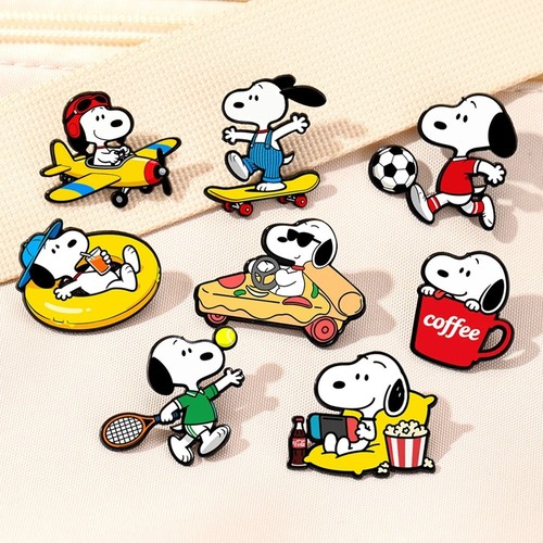 8pcs anime snoopy woodstock - snoopy, &