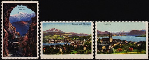 Vintage swiss poster stamps - 3,