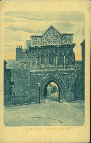 Postcard norwich cathedral - postcard,