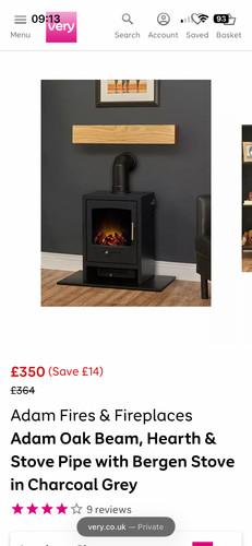 Electric log fire from very - electric,